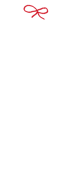 a red bow with a black background